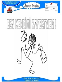 Çocuklar İçin Yeşilay Haftası Boyama Sayfaları 